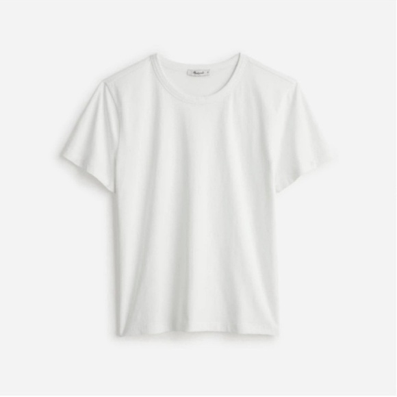 Madewell The Perfect Crewneck Tee in Allday Jersey - Picture 1 of 5